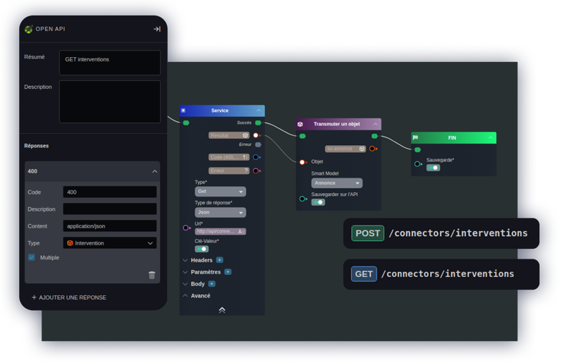 connecteur d'API nocode