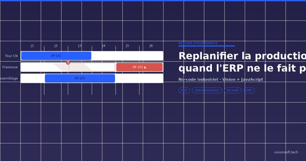 Replanifier la production quand l’ERP ne le fait pas