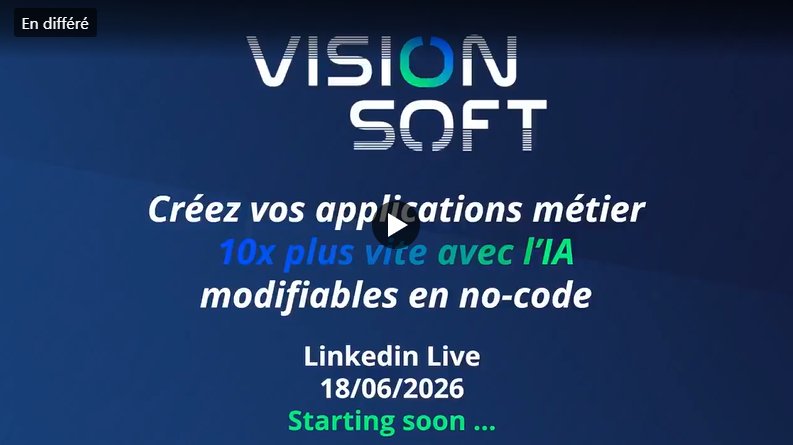 Replay LinkedIn Live Visionsoft 18 juin 2026